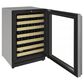 U-Line 24" Wine Cooler with Stainless Frame Field Reversible in Stainless Steel, , large