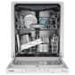 Bosch 500 Series 24" Built-In Pocket Handle Dishwasher with 8 Wash Cycles in White, , large