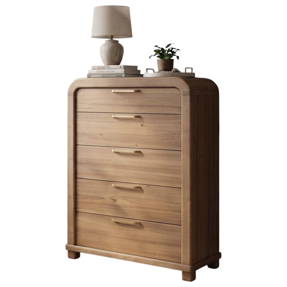 Urban Home Kione 5 Piece Queen Platform Bedroom Set in Brown, , large