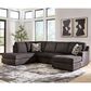 Ashley Coralene 2-Piece Right-Facing Sectional with Chaise in Onyx, , large