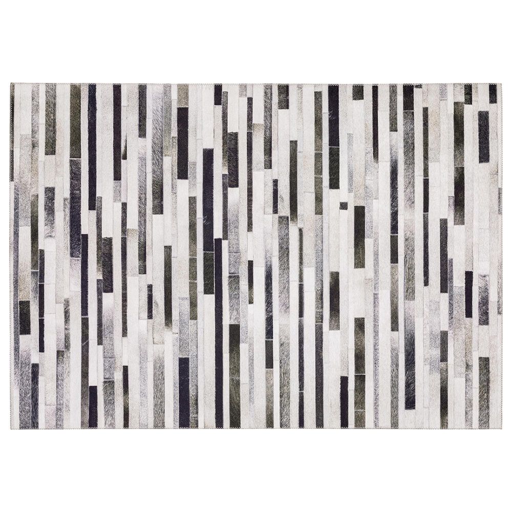 Oriental Weavers Myers Park  MYP19 2" x 8" Grey Runner, , large