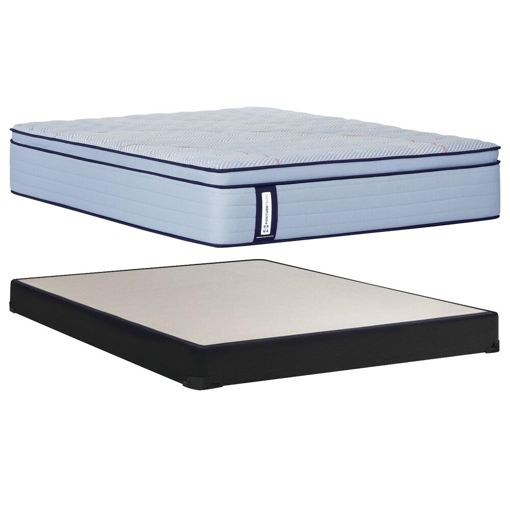 Sealy Kinney Firm Pillowtop Twin Mattress with Low Profile Box Spring, , large
