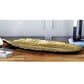 Maple and Jade Bird Feather Bowl in Satin Gold, , large