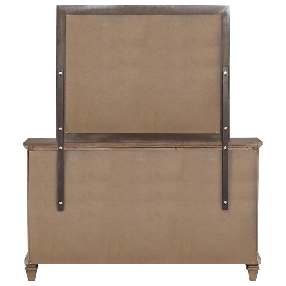 New Heritage Design Mariana 4-Piece King Panel Bedroom Set in Vintage Mocha, , large