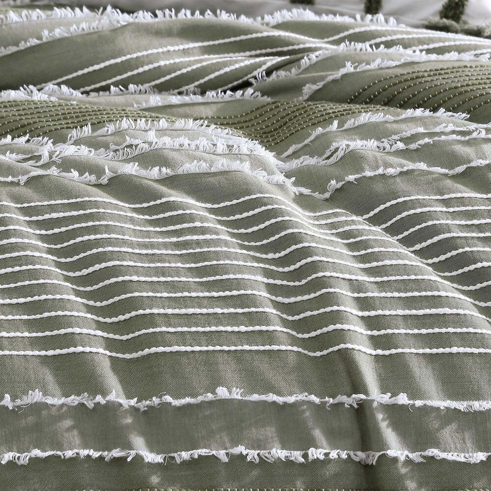 Hallmart Collectibles Hattie 5-Piece Queen Comforter Set in Sage, , large