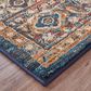 Karastan Spice Market Alcantara 90807-50130 12" x 15" Sapphire Area Rug, , large