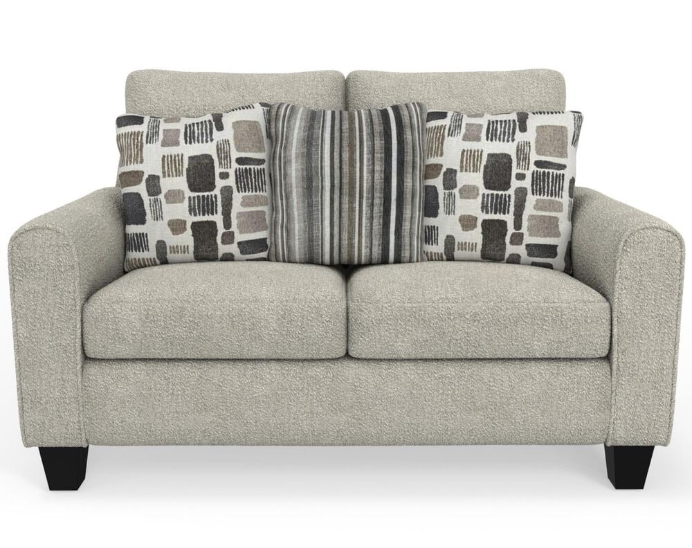 Henderson Pompei Stationary Loveseat in Tatum Pearl, , large