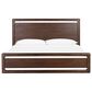 Urban Home Sol King Platform Panel Bed with Two Nightstands in Brown Spice, , large