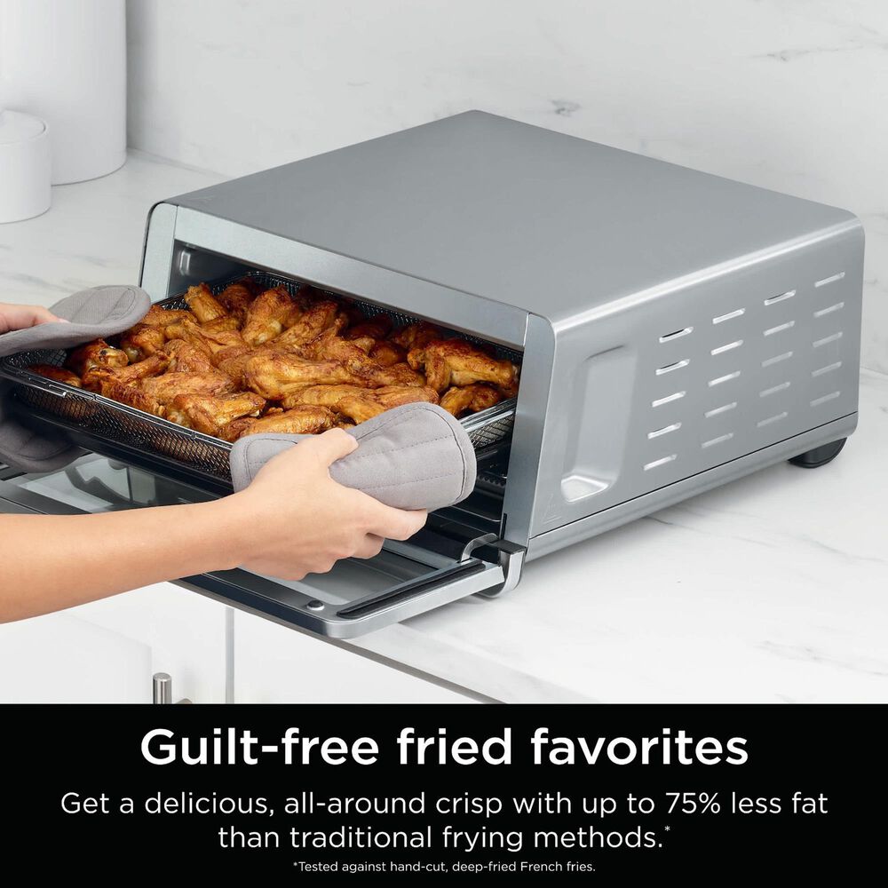 Ninja Flip Toaster Oven and Air Fryer in Stainless Steel and Black, , large