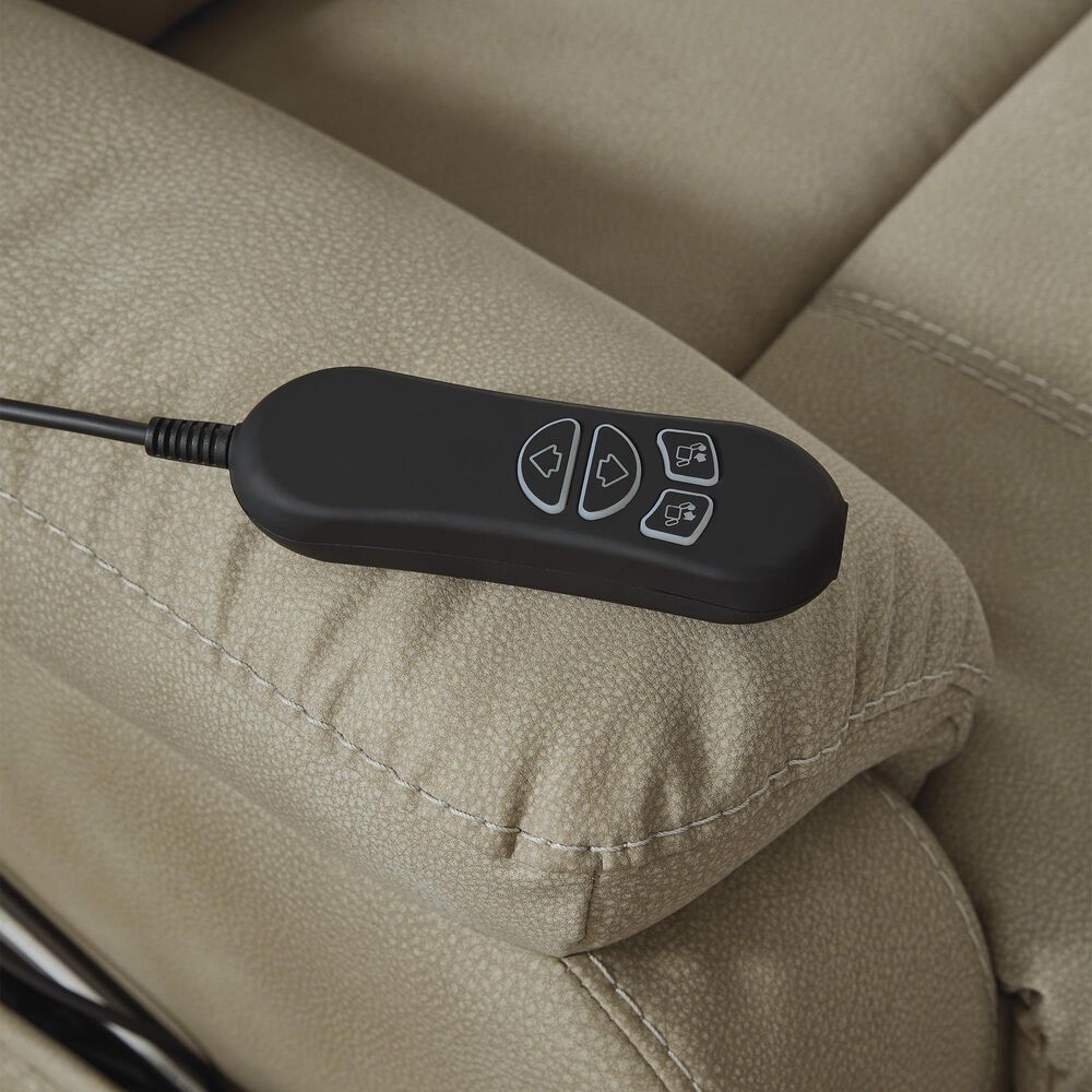 Ashley Next-Gen Durapella Power Lift Recliner in Sand, , large