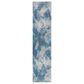 Safavieh Aria 2" x 8" Light Blue and Ivory Runner, , large