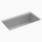 Kohler Billings 32.5" Undermount Single-Bowl Kitchen Sinks in Matte Grey, , large