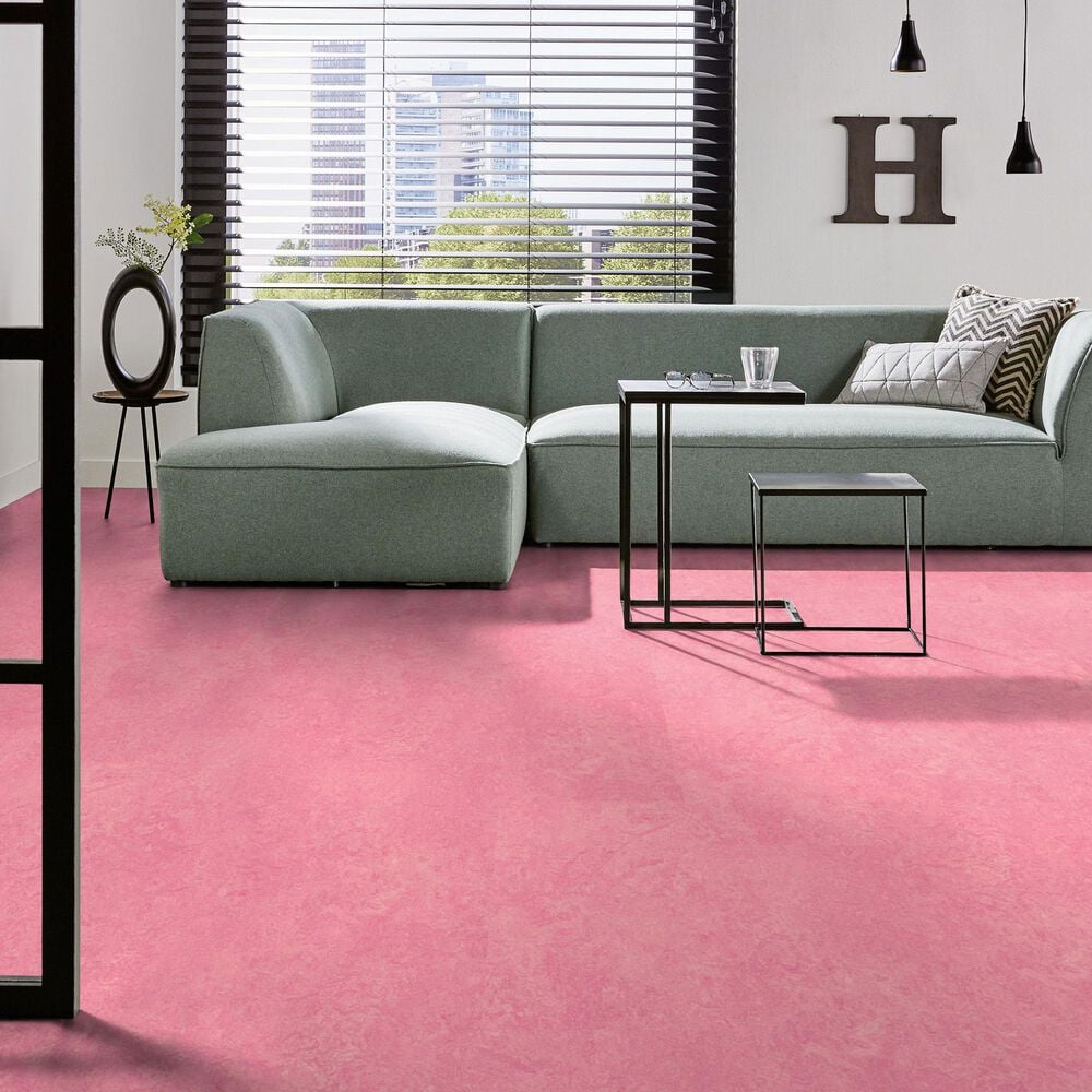 Forbo Marmoleum Cinch Loc Seal 12&quot; x 12&quot; Laminate Tile in Honey Suckle, , large