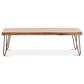 Home Trends & Design Vail Coffee Table in Walnut and Antique Zinc, , large