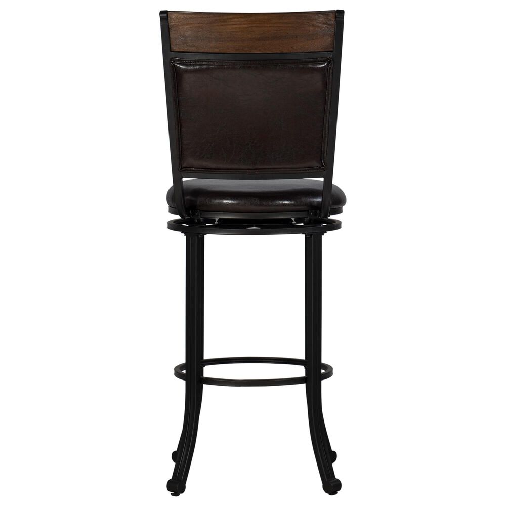 Parkerville Furniture Line Franklin 29" Swivel Bar Stool in Dark Brown, , large