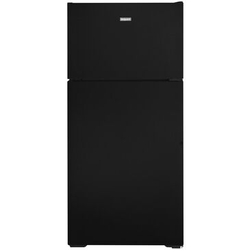 Hotpoint 15.6 Cu. Ft. Recessed Handle Top Freezer Refrigerator Right Hinge in Black, , large