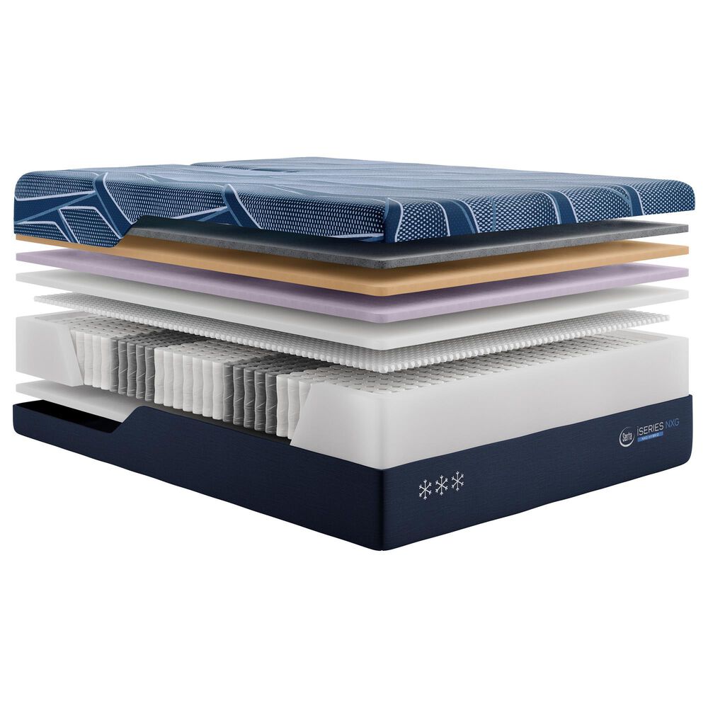 Serta iSeries NXG 3500 Hybrid Medium King Mattress with High Profile Box Springs, , large