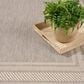 Nourison Horizon HOZ03 Grey 8" x 10" Indoor/Outdoor Area Rug, , large