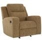 Ashley Kanlow Manual Rocker Recliner in Honey, , large