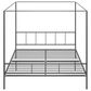 Novogratz Marion King Canopy Bed in Dark Gray, , large