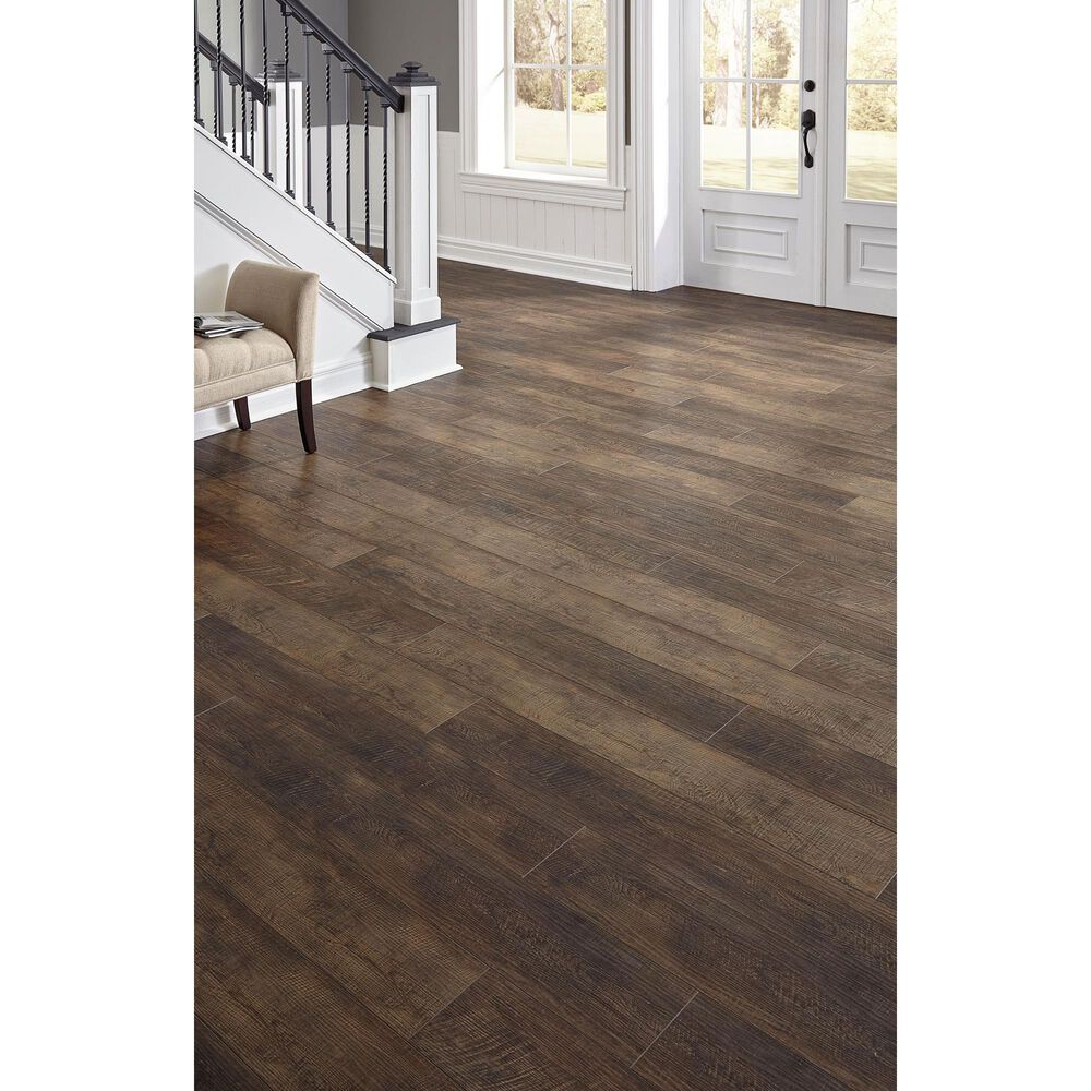 Healthier Choice Vineyard Wine Barrel 7" x 48" Luxury Vinyl Plank, , large
