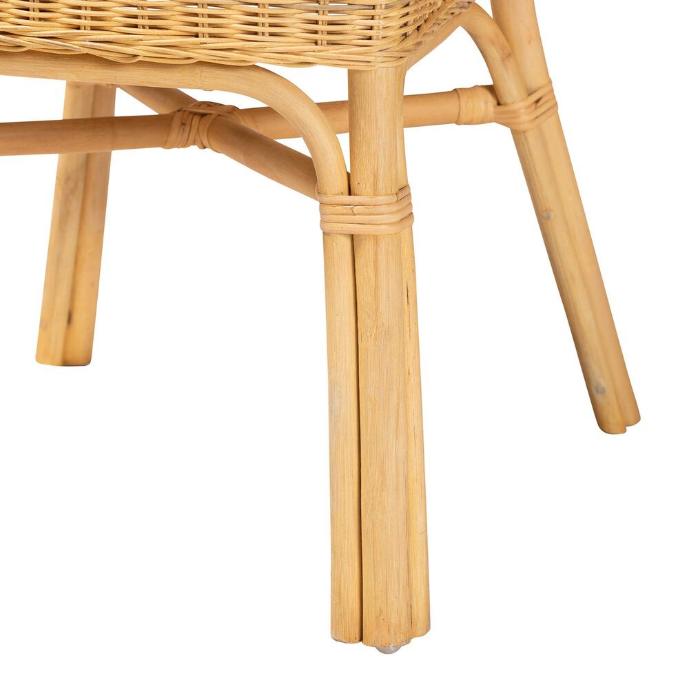 Baxton Studio Barito Side Chair in Natural Brown, , large