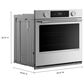 KitchenAid 2-Piece Kitchen Package with PrintShield Stainless Steel 30" Smart Single Wall Oven and Black 30" Electric Cooktop, , large