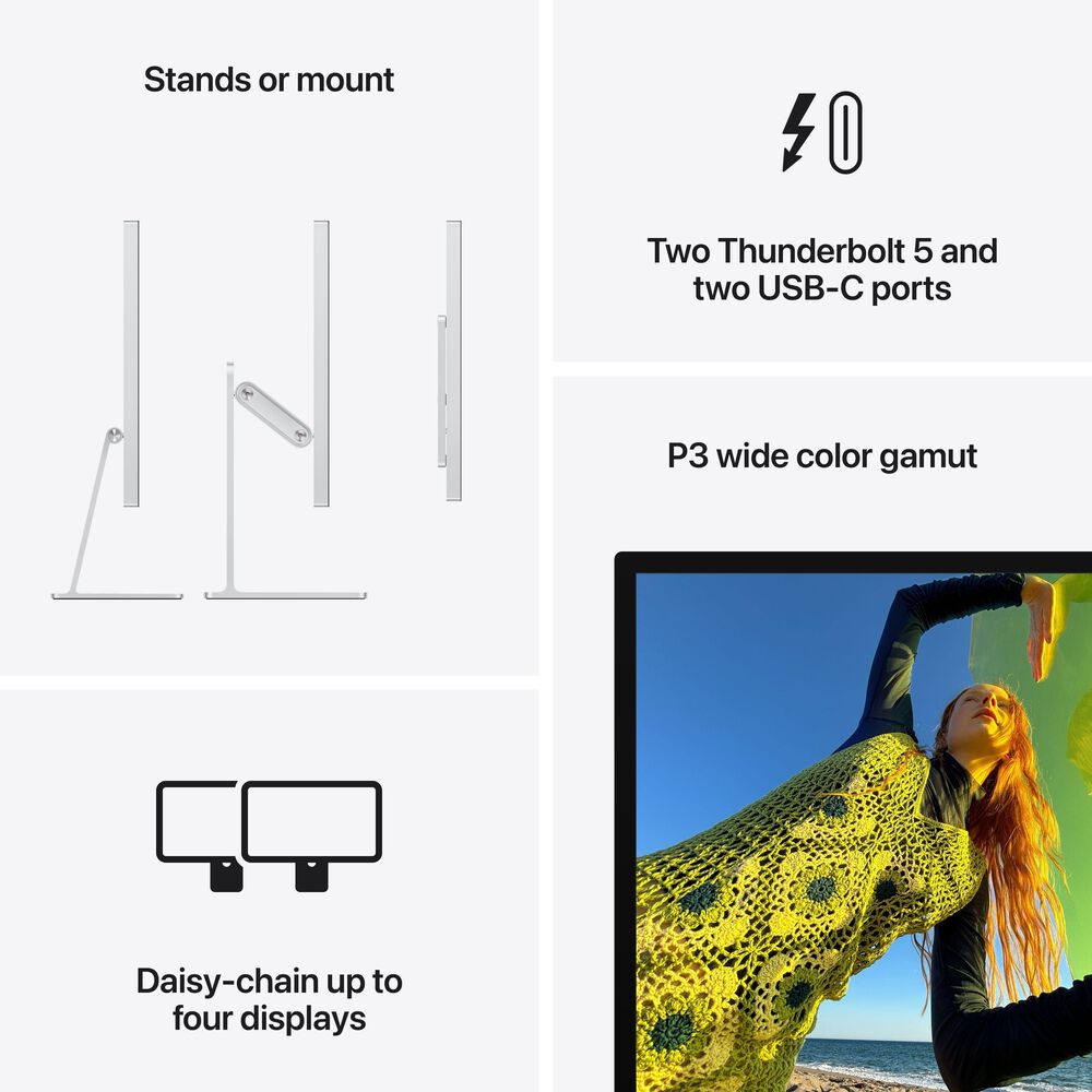 Apple Studio Display - Standard glass - Tilt-adjustable stand (Pre-Order), , large