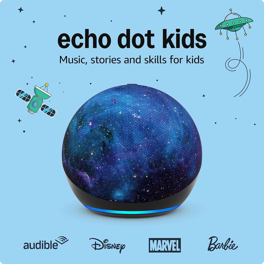 Amazon Echo Dot Kids 5th Gen Smart Speaker in Stardust, , large