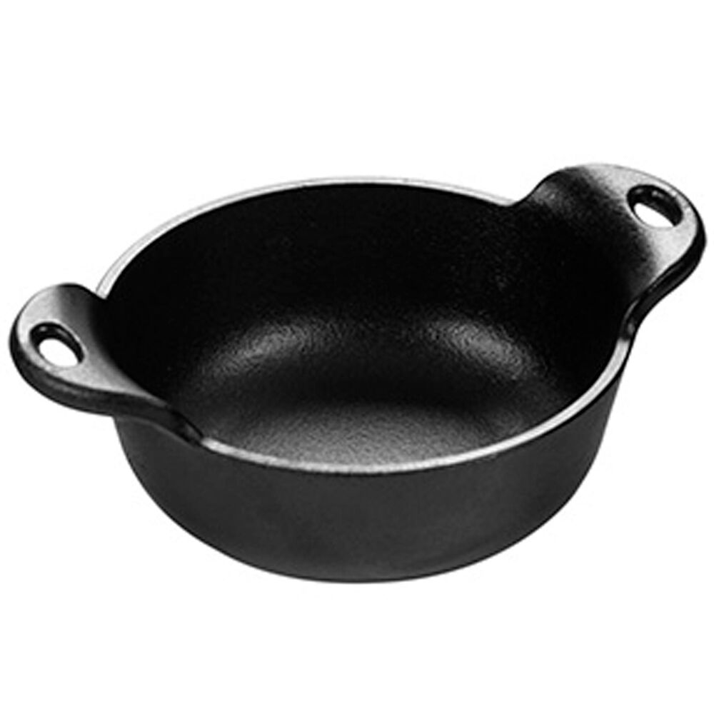 Lodge Cast Iron 12 Oz Heat-Treated Cast Iron Mini Serving Bowl , , large