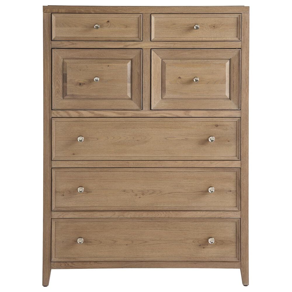 Universal Furniture Weekender 5-Piece King Panel Bedroom Set in Sand Dune and Natural, , large