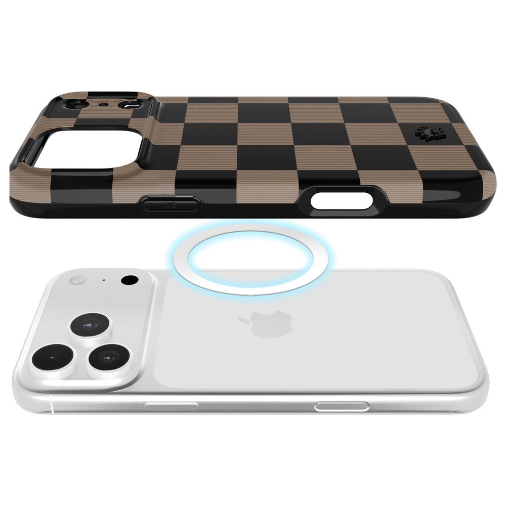 Velvet Caviar MagSafe Case For Apple iPhone 17 Pro Max Mocha Vibe Checkered, , large