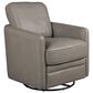 Italiano Furniture Turner Leather Swivel Glider in Stone, , large