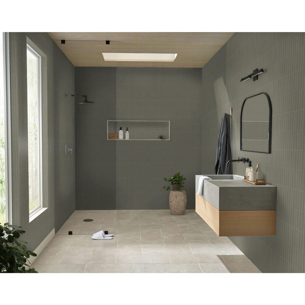 Shaw Embrace Rain 11.5" x 11.75" Glass Mosaic Sheet, , large