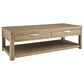 Ashley Rencott Rectangular Coffee Table in Light Brown, , large