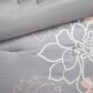 Hampton Park Lola 7-Piece Queen Comforter Set in Grey/Blush, , large