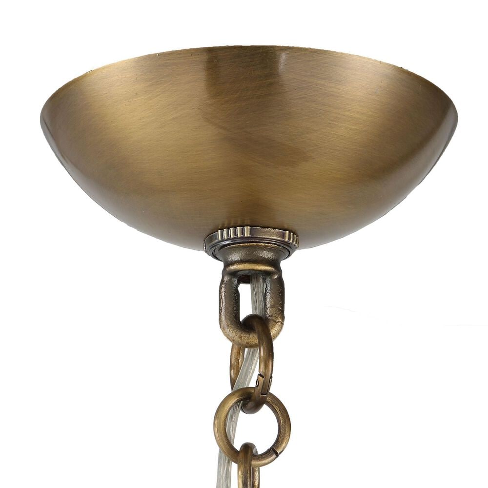 Uttermost Geodesic 3-Light Pendant in Antique Brass, , large