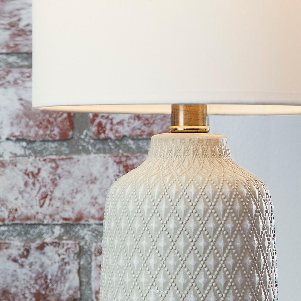 Ashley Donnford Ceramic Table Lamp in Antique Gray, , large
