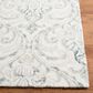 Safavieh Micro-Loop Damask 2"3" x 11" Ivory and Grey Runner, , large