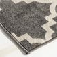 Central Oriental Terrace Tropic Taza 8"8" x 11"10" Stone and Snow Area Rug, , large