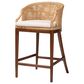 Baxton Studio Lumajang Bar Stool in Walnut Brown, , large