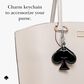 Kate Spade Charm Keychain for Apple AirTag in Spade, , large