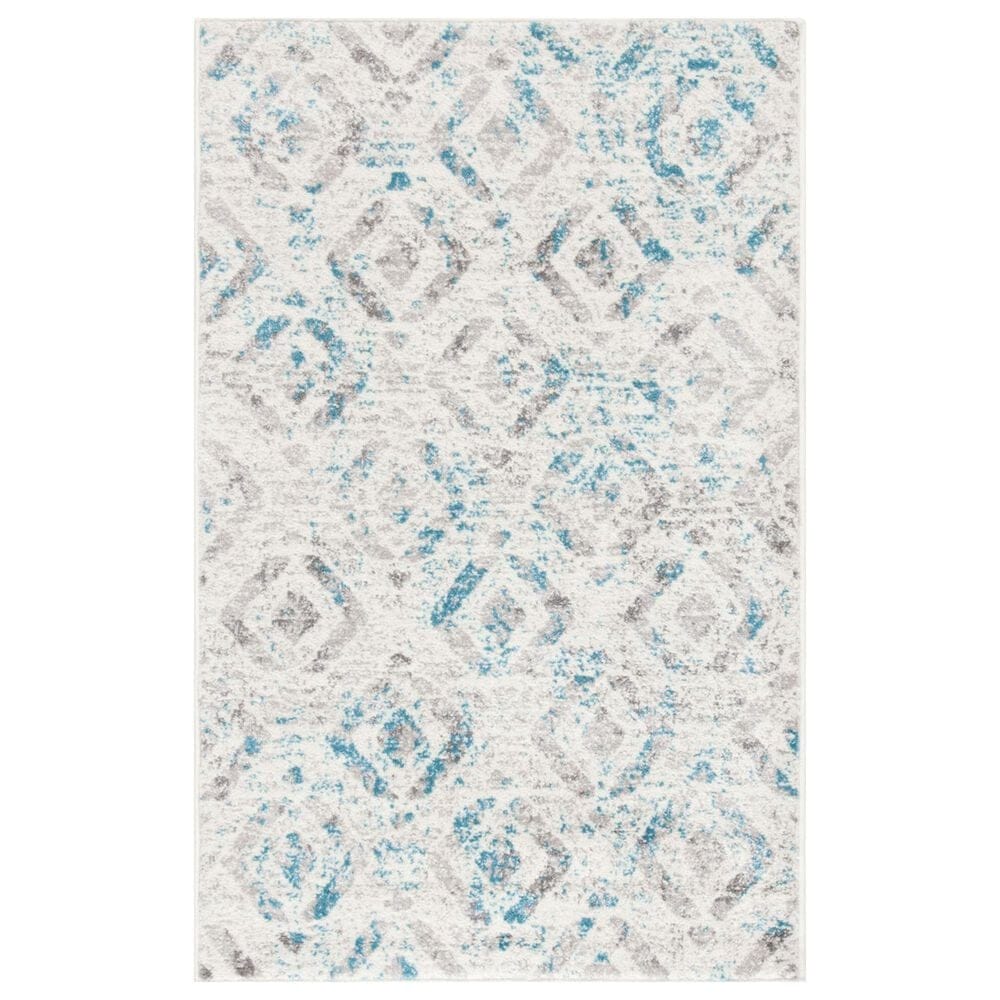Safavieh Skyler SKY190D 3" x 5" Ivory and Blue Area Rug, , large