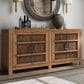 Hooker Furniture Big Sky 4-Door Buffet in Vintage Natural and Charred Timber, , large