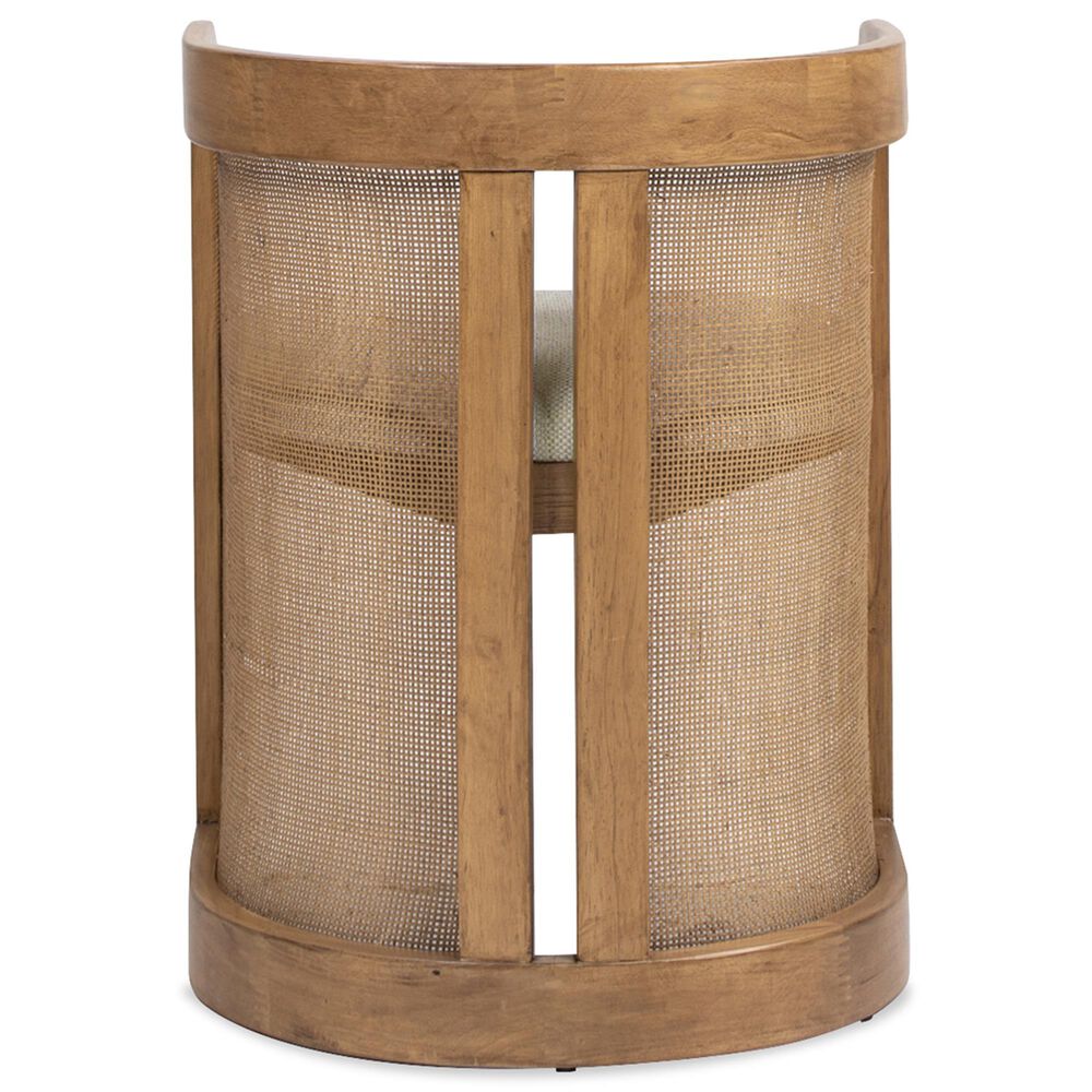 Jennifer Taylor Home Lilith Arm Chair with White Pepper Cushion in Natural, , large