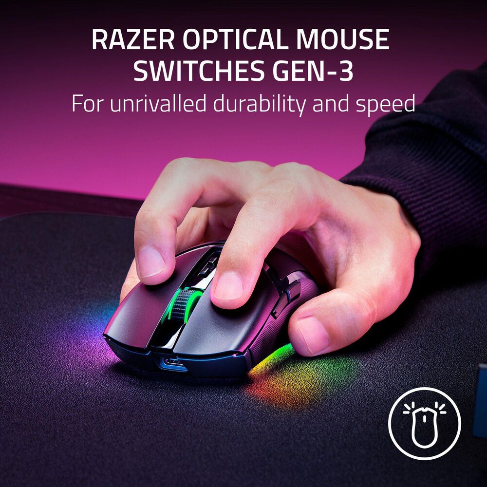 Razer Cobra Lightweight Wired Gaming Mouse in Black, , large
