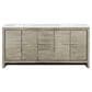 Lexora Home Lafarre 72" Double Bathroom Vanity in Rustic Acacia with 2 cm White Cultured Marble Top and Rectangular Sinks, , large