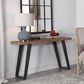 Uttermost Freddy Console Table in Weathered Oak and Black, , large