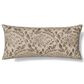 Ann Gish Artemis 16" x 36" Lumbar Throw Pillow in Silver, , large