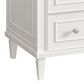 James Martin Vanities Lorelai 36" Single Vanity in Bright White with 3 cm Ethereal Noctis Quartz Top, , large
